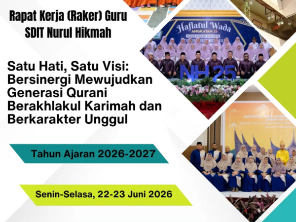 Rapat Kerja Guru SDIT Nurul Hikmah 2026-2027
